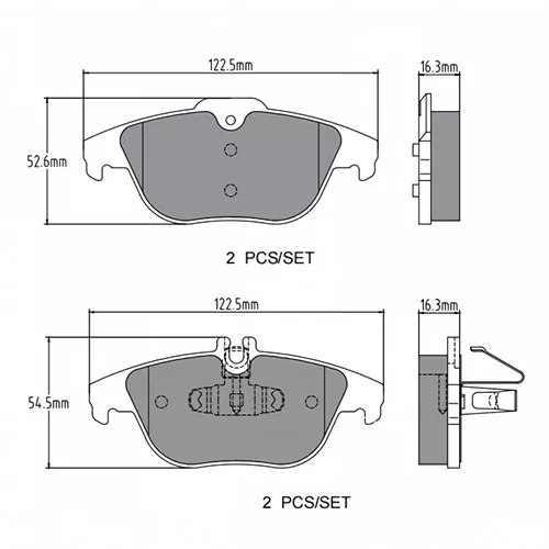 D1341 Ceramic Brake Pad for Benz