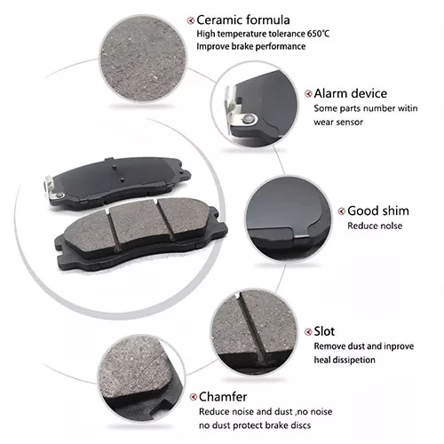 D2159 Ceramic Brake Pad for Buick
